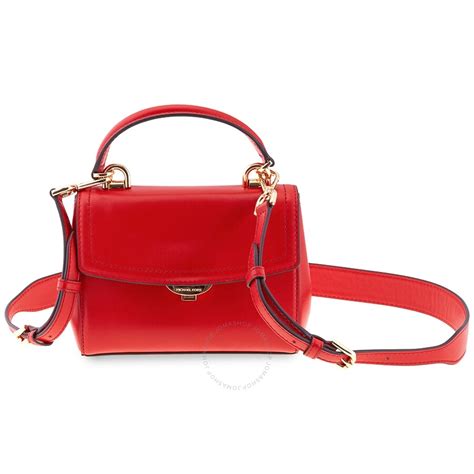 bright red michael kors crossbody|red handbags Michael Kors.